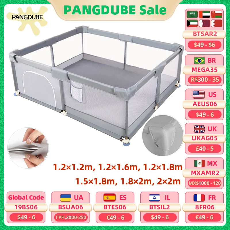 Baby Playpen with Protect Foam Ball Pool Fence baby playpen