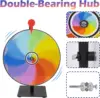 34cm Lottery Activity Turntable Draw Color Tabletop Heavy Duty Spinning Prize Wheel For Show Carnival Win Fortune Spin Games 2