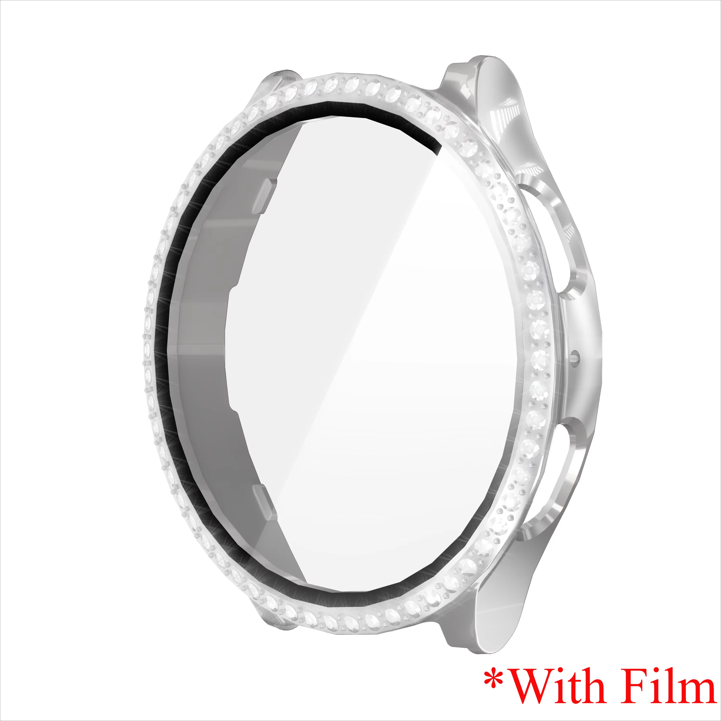 Sparkling Diamond Glass Case with Screen Protector for Samsung Galaxy Watch 7
