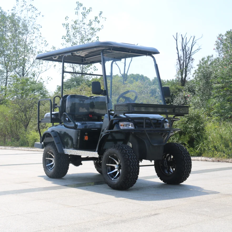 Prezzo Di Fabbrica Carrello Da Golf Elettrico A 4 Ruote Motrici Con Kit Di Conversione Motore Carrelli Da Golf Elettrici A 4 Posti Con Letto Di Carico