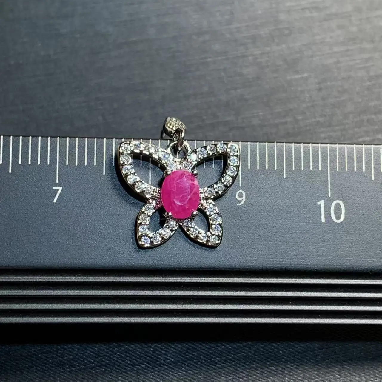 Natural Ruby Hoop Earrings For Women Stainless Steel Earrings Simple Fine Jewelry Stone Gemstone Classic Style Gift