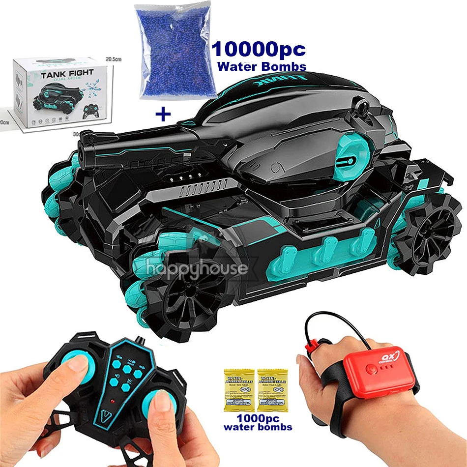 Remote Control Tank for Children Water Bomb Tank Toy Electric Gesture Remote Control Car RC Tank multiplayer RC Car for Boy Kids wall climbing car RC Cars