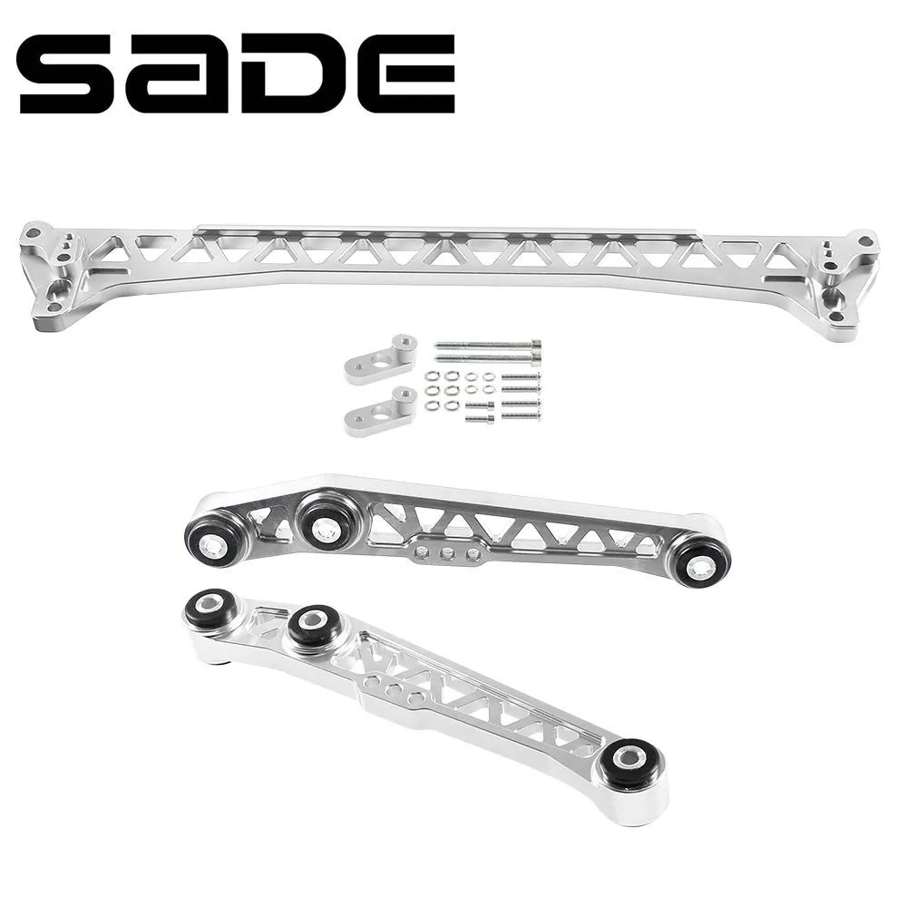 F7 Billet Bras De Commande Inférieur Arrière Lca Avec Attelle De Sous-Cadre Arrière Pour Honda Civic Eg 1992 – 1995
