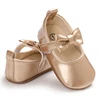 Golden Newborn Baby Baptism Walking Shoes Elegant And Noble Gold Princess Shoes Comfortable Soft Soles Non-slip Walking Shoes 3