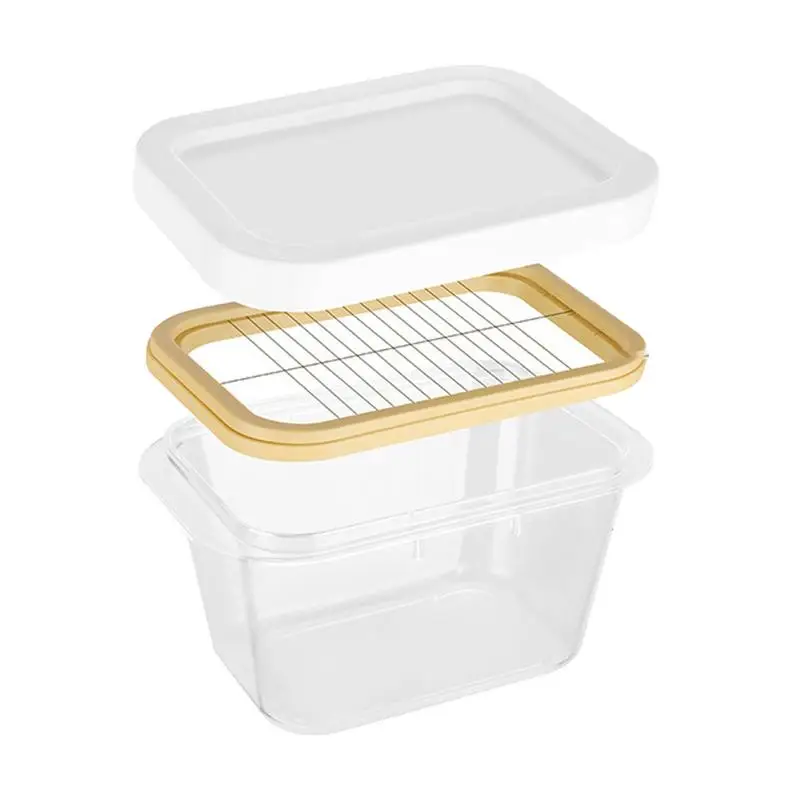 Butter Cutting Box Butter Cutter Refrigerator Crisper Sealed Keeper Container Box Multifunction Kitchen Storage Frills butter cutter utensil