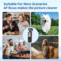Lenovo 4K HD WiFi Sports Wearable Camera Autofocus High Pixel Portable Pocket Cam Long Battery Life For Motorcycle And Vlogging 4