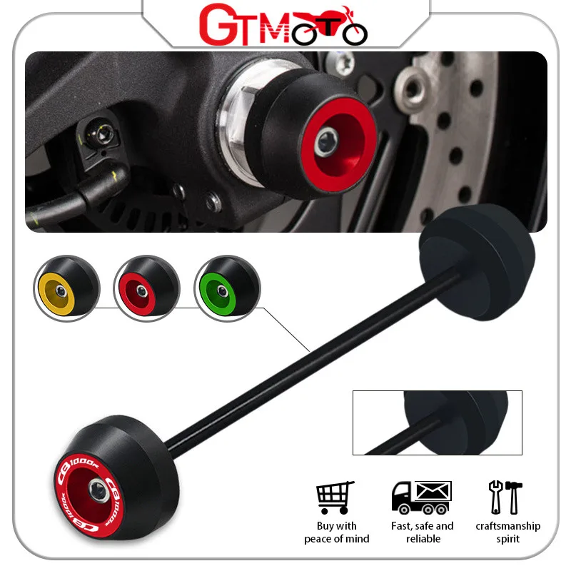 

For HONDA CB1000R 2018 2019 2020 2021 Motorcycle Accessories Front Wheel Fork Slider Axle Crash Protector Cap cb1000r
