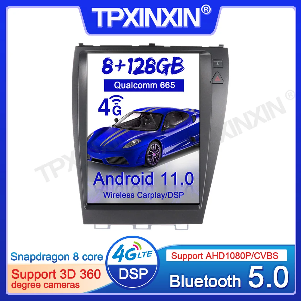 

For Lexus ES 2006-2012 Android 11.0 Car GPS Navigation Stereo Headunit Multimedia Player Auto Radio Qualcomm-Snapdrago 665