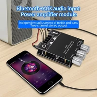 Bluetooth 5.0 Subwoofer Amplifier Board 2.0 Channel High Power Audio Digital HIFI Stereo Amplifier Board 2X50W Bass AMP ZK-502MT