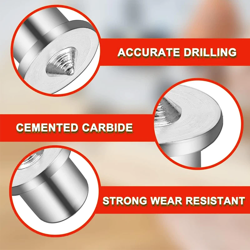 Panel Furniture Positioning Carpentry Dowel Tips 4/8pcs 6-12mm, Furniture Dowel Tips
