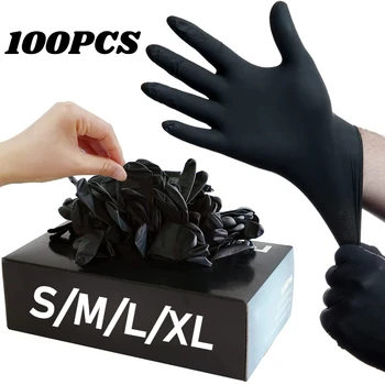 Black Nitrile Disposable Gloves 1