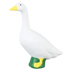 Exquisite Lifelike Goose Resin Ornament with Delicate Details (As picture)