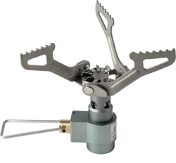 Ultralight Titanium Mini Camping Stove - Portable Pocket-Sized Outdoor Cooking Solution (BRS-3000T)