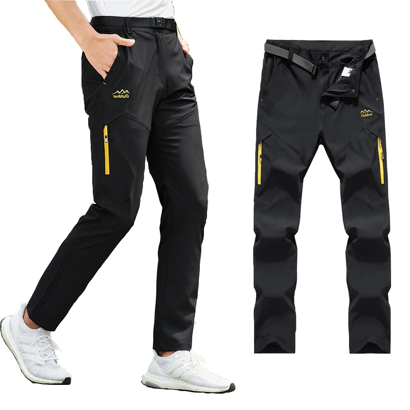 best casual pants for men Men Casual Stretch Tactical Military Cargo Pants Women Breathable Outdoor Hiking Climbing Long Trousers Male Jogger Sweatpants casual slacks