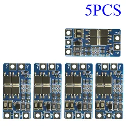 Advanced 2S 10A Li - ion Battery Protection Board with Balancing and Overcharge/Overdischarge Safeguards (5PCS)