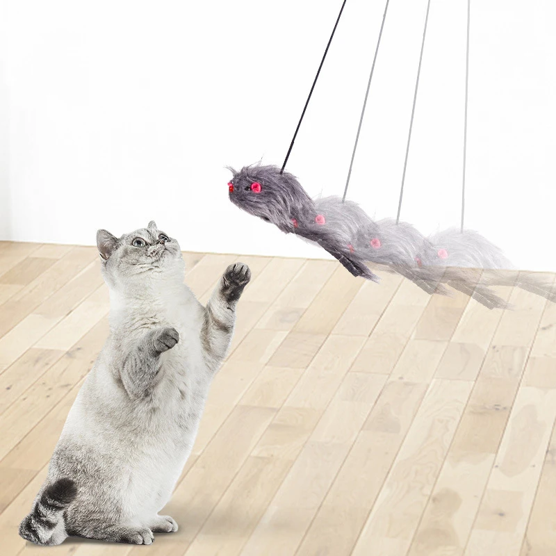 

Swing Cat Toy Simulation Cat Toy Retractable Hanging Door Cat Scratch Rope Mouse Cat Self-hi Interactive Mouse Toy Cat Supplies