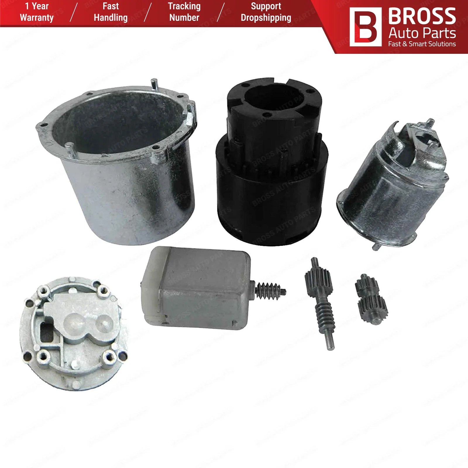 Автомобильные запчасти Bross BGE18 + BGE500 для ремонта бокового зеркала комплект