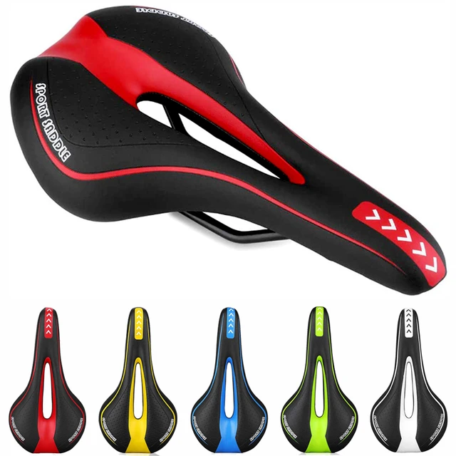 Selle de vélo confortable pour VTT, siège de vélo de route de montagne,  coussin de cyclisme en gel creux, dégager de vélo d'exercice - AliExpress