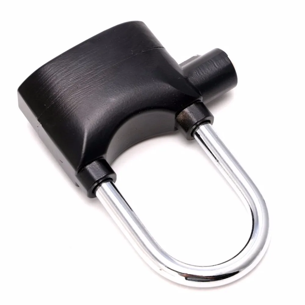 Waterproof Siren Alarm Padlock Alarm Lock for Motorcycle Long Beam Bike Bicycle 6