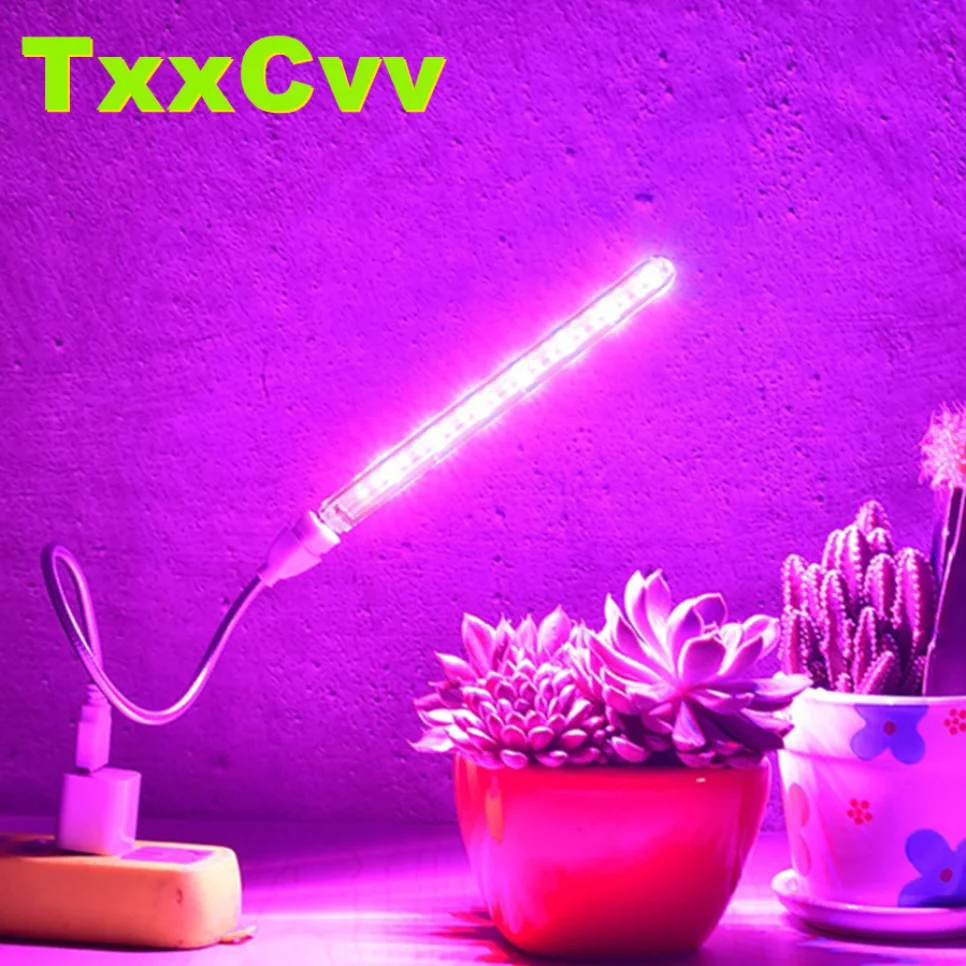 Usb Led Grow Light Flessibile Led Full Spectrum Plant Lamp Flower Seedling Growth Light Phyto Lamp Illuminazione Idroponica Di Alta Qualità