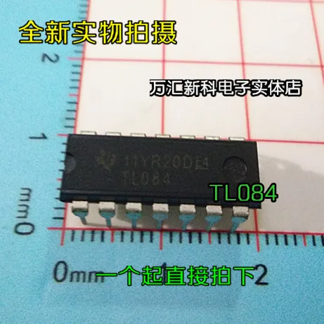 

10 шт. Оригинальный Новый TL084 L084 DIP-14