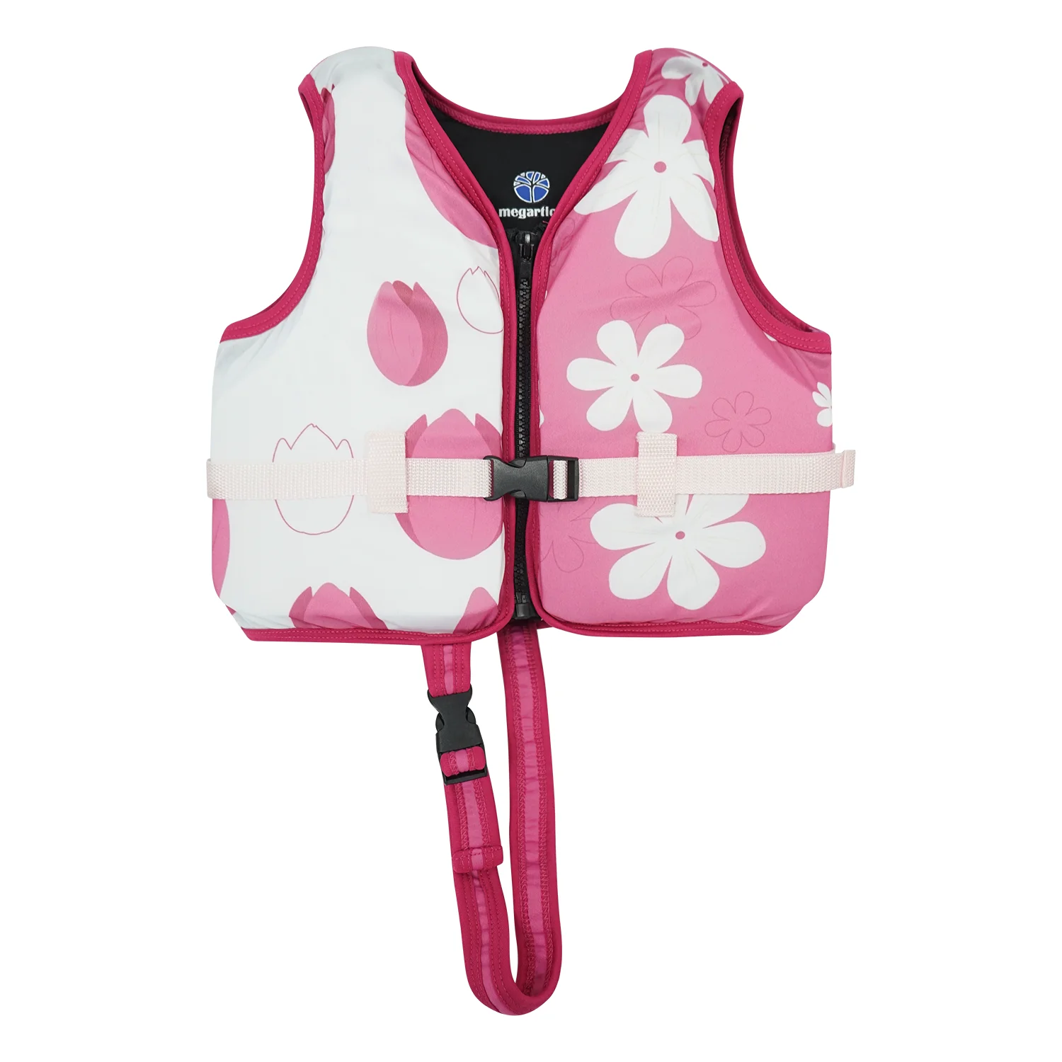 

Megartico 2-6 Years Old Child Swim Vest Floral Print Safety Life Jacket Baby Water Float Buoyancy Aids Swim Trainer Lifeguard