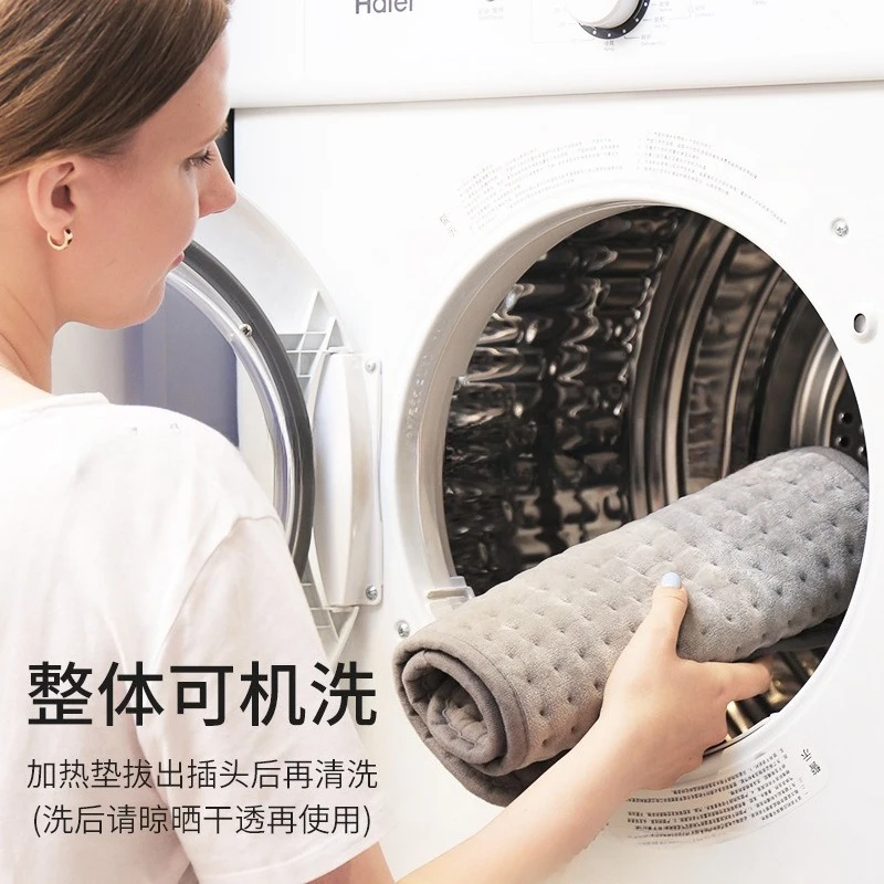 Electric Heating Pads 30*65cm Washable Winter Warm Blanket Waist Belt for Waist Disc Strain,Adjustable Temperature Heating Pad