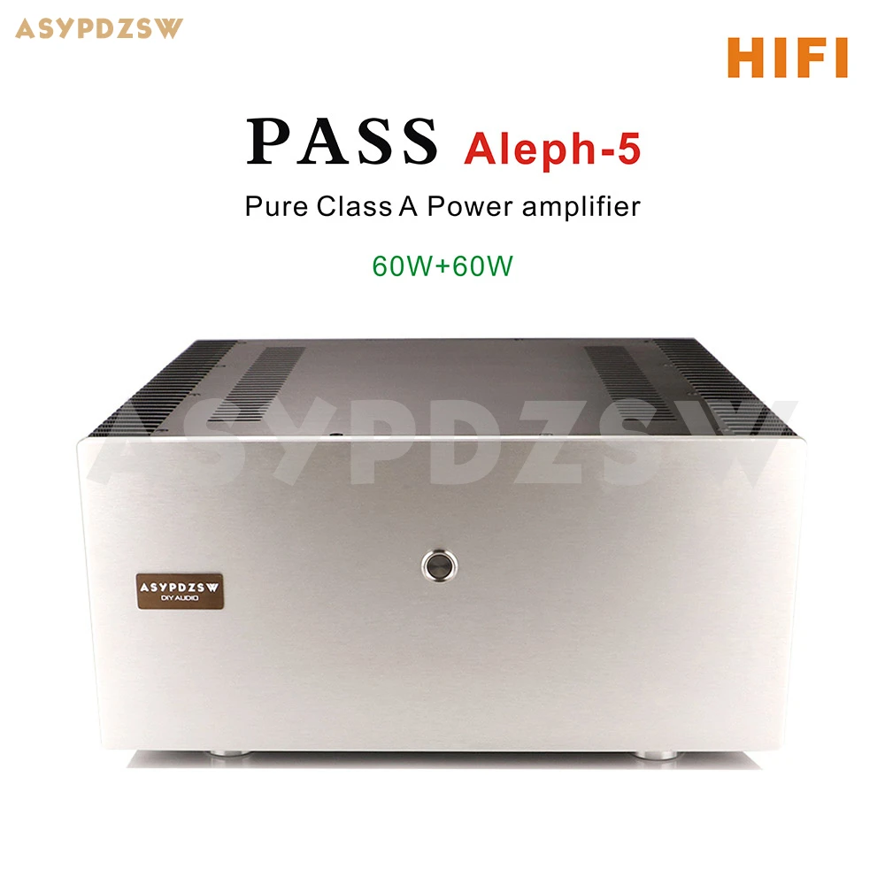 

HIFI PASS A5 Pure Class A PASS Aleph-5 power amplifier Support XLR /RCA Input 60--80W 4--8 ohm