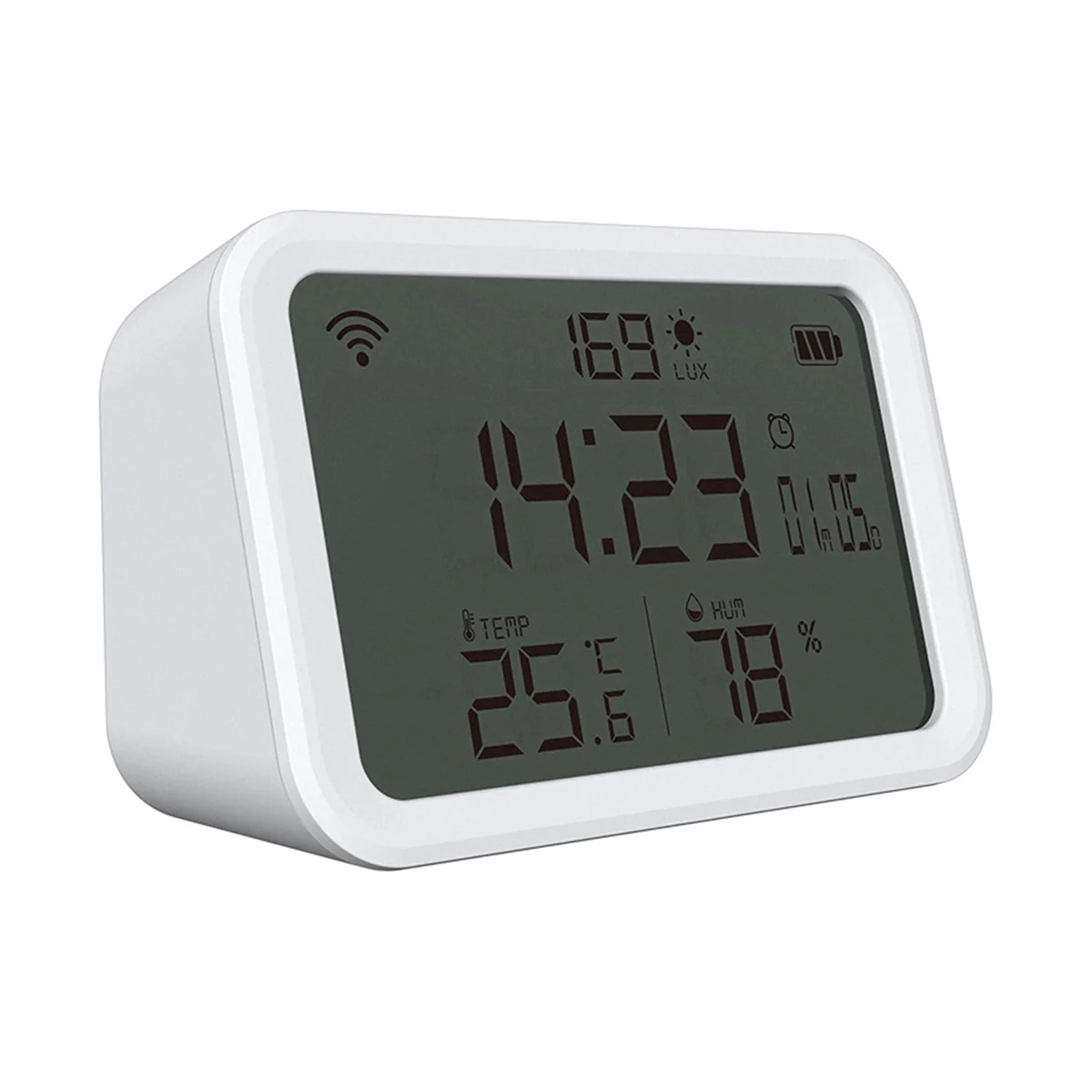 

WiFi Thermometer Hygrometer Monitor: Digital Light Thermometer Humidity Sensor Meter for Baby Home Indoor Greenhouse