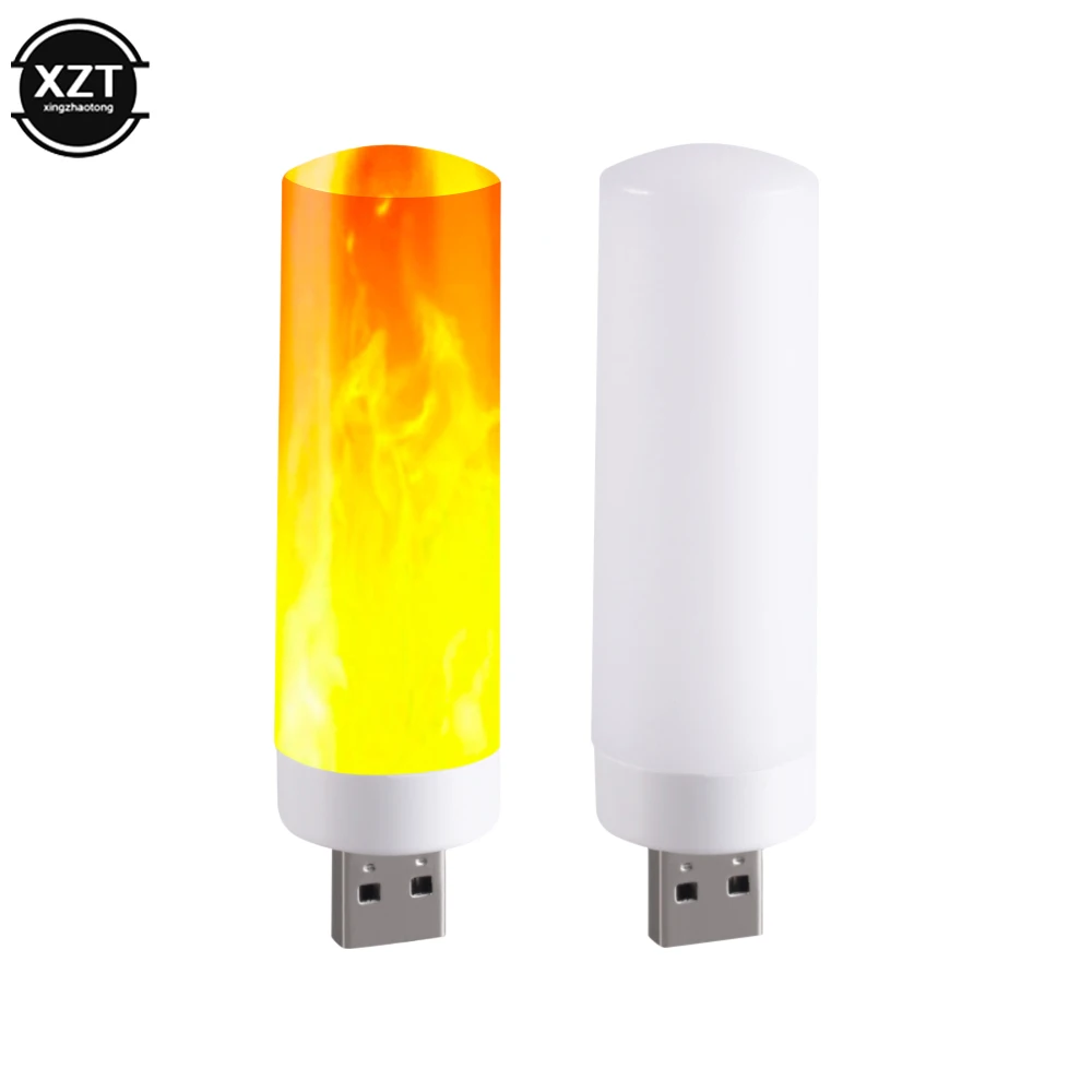 USB Atmosphere Lights LED Flame Flashing Candle Lights Book Lamp For Power Bank Camping Lighting Cigarette Lighter Effect,led light,desk lamp,night light,book light