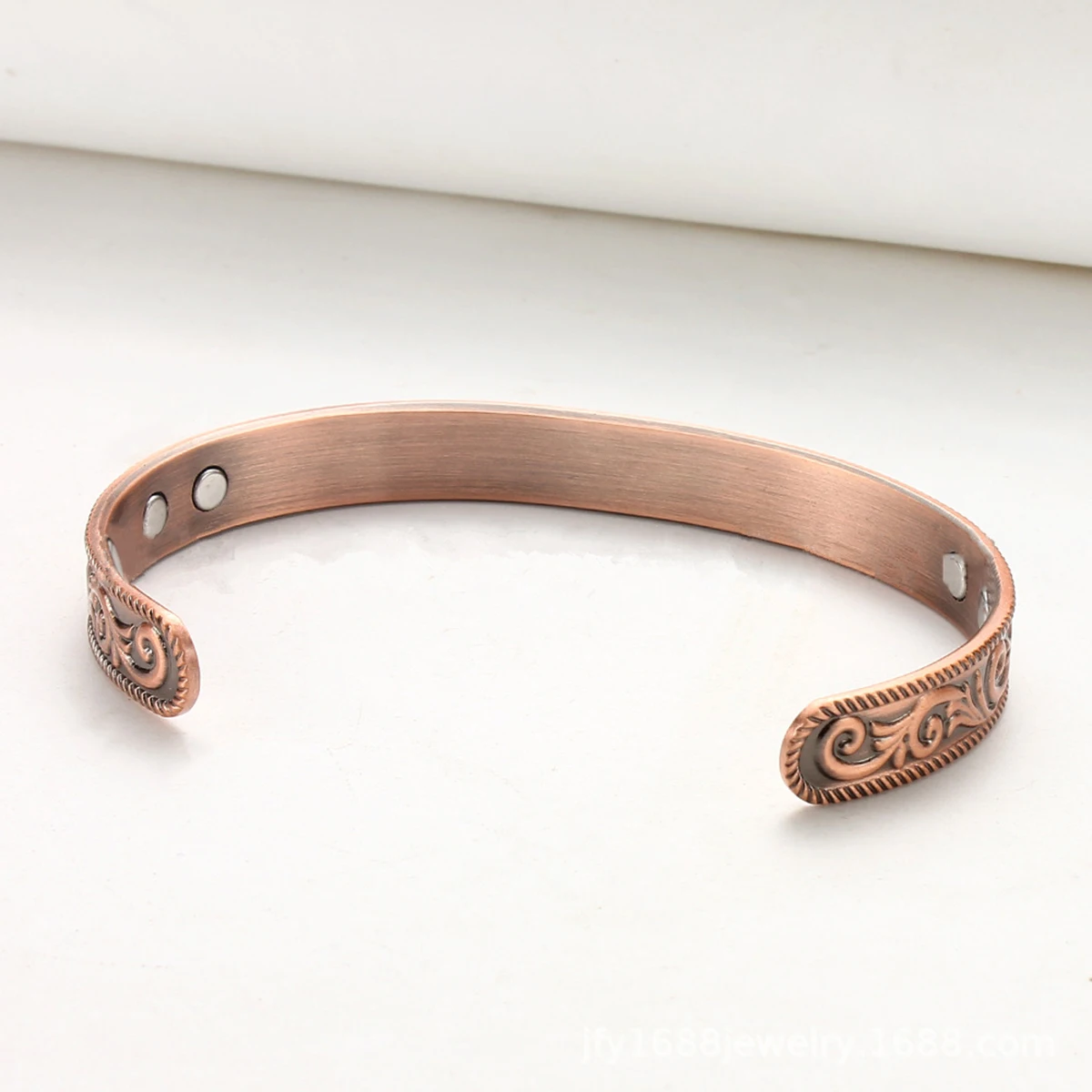 ARADOO Magnetic Copper Bracelets for Women Enhanced Strength Copper High Gauss Neodymium Magnetic Therapy Bangle 3