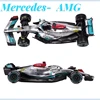 Bburago 1:43 2022 F1 Mercedes-AMG W13 #44 Hamilton #63 George Russell Alloy Toy Car Model Super Formula Die Cast Model 1