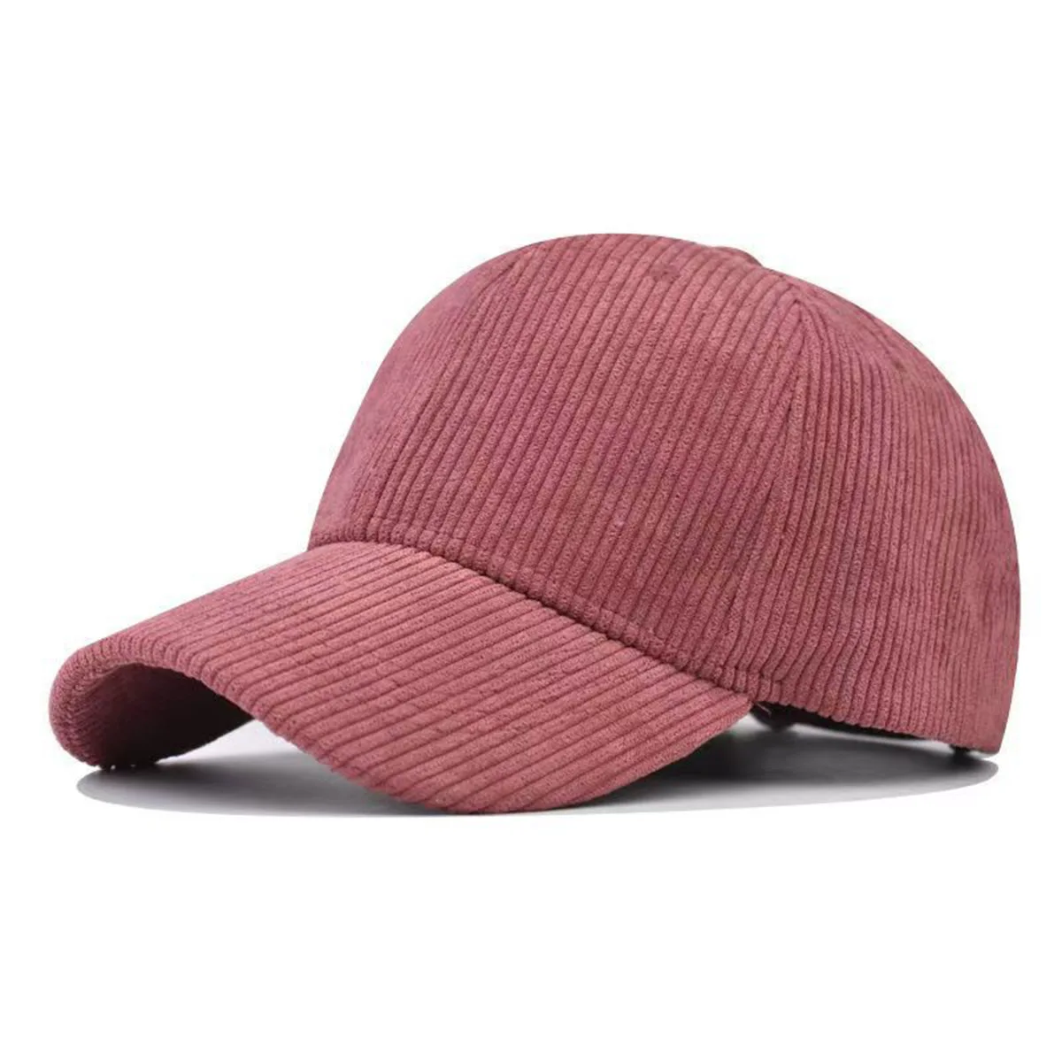 Fashion Suede Baseball Cap Men and Women Autumn and Winter Solid Retro Corduroy Hat Hip Hop Hat Unisex Street Adjustable Sun Hat