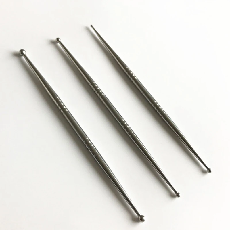 3pcs/set Carving Tools Stainless Steel Pottery Clay Double Head Sculpture Pottery Model Tool Set Model Clay Sculpting Tools pottery tools clay sculpting tools pottery sculpting tools clay craft tool
