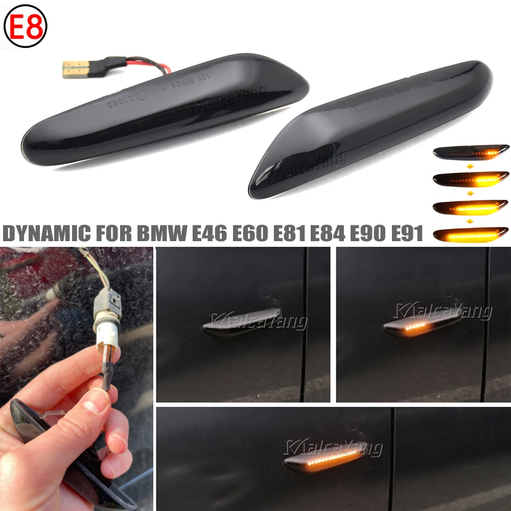 TMS1082 Front Turn Signals (Pair) Euro Clear E46 Sedan, 44 OFF