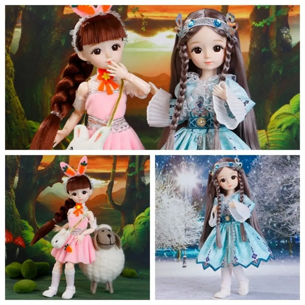 Mit Kleidung bjd Puppe Dressing Puppe 1/6 bjd 3d Augen abnehmbare Gelenke Puppe abnehmbare Gelenke 30cm Kinderspiel zeug – Detail 8