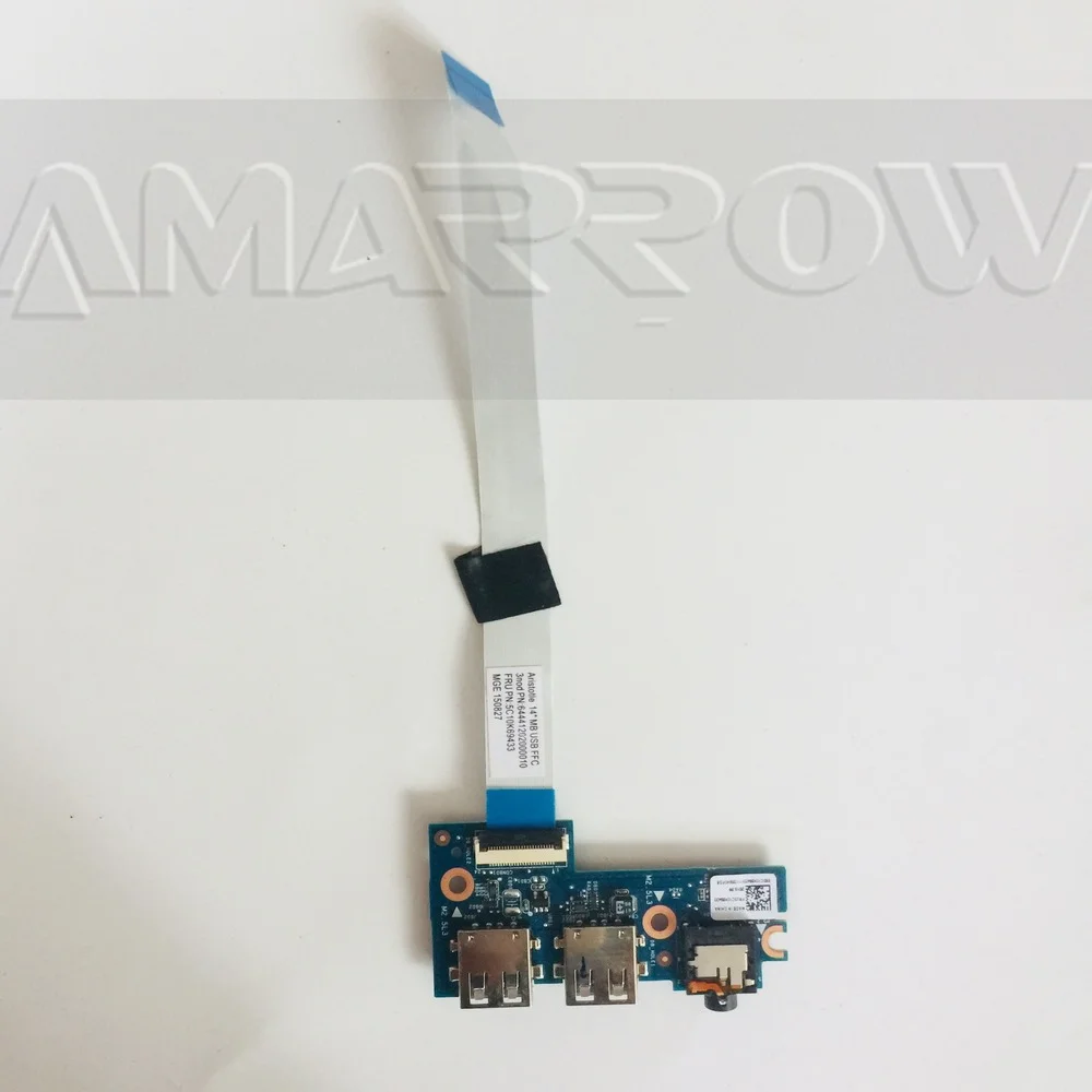 

Original Free Shipping for Lenovo 100S 100S-11IBY 100S-14IBR USB AUDIO JACK Audio Board USB Board FRU5C10K69433