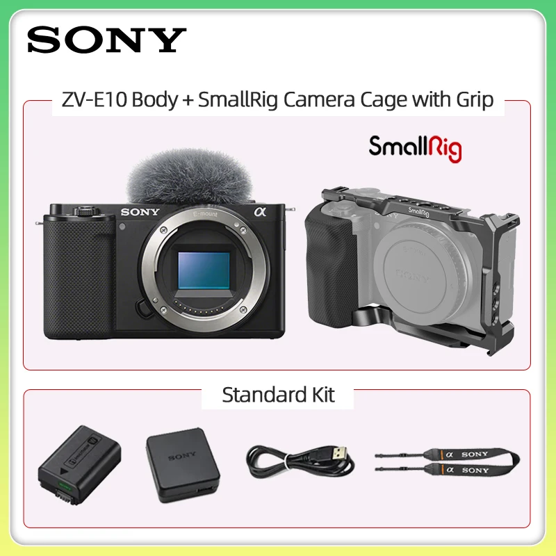 Sony Alpha ZV-E10 (SOLO CUERPO)  Cámara Vlog con lente intercambiable sin  espejo APS-C » Chollometro