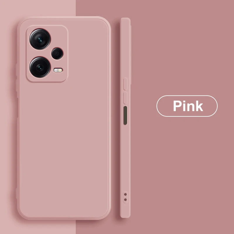 Square Liquid Silicone Phone Case - Enhanced Protection Back Cover