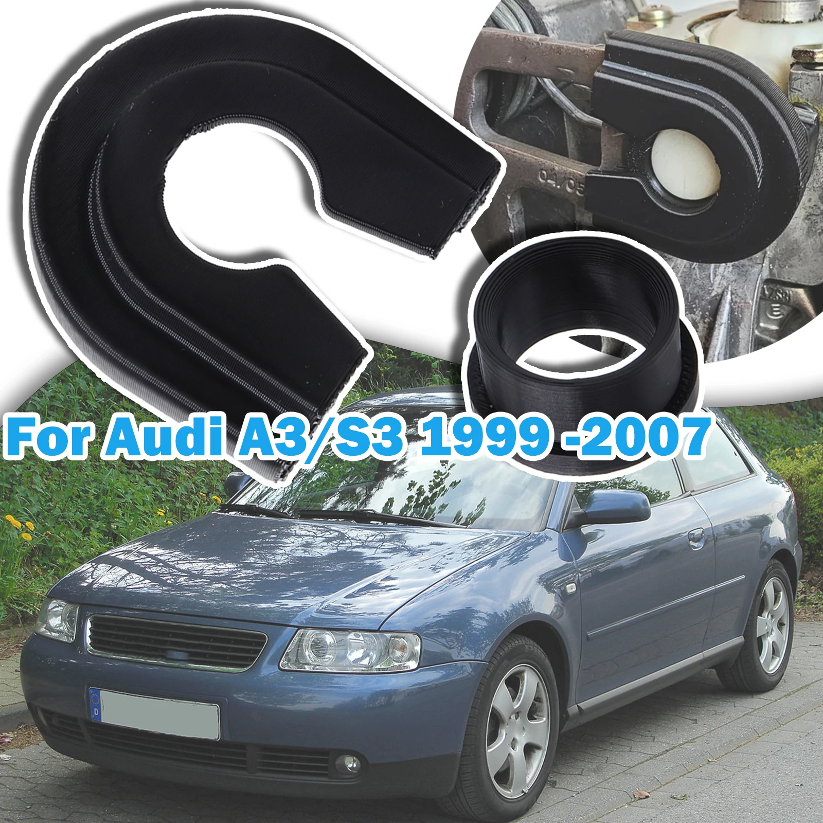 Upgrade Hard Plastic Gearbox Bushing 2pcs For Audi A3/S3 Manual Trans First Gear Head Shift Lever Bearing Repair Kit 1999-2007