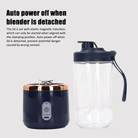 Portable Blender Bottle Electric 6 Blades Multifunction Juice Blender Fresh Juice Smoothie Blender Ice CrushCup Food Processor 1