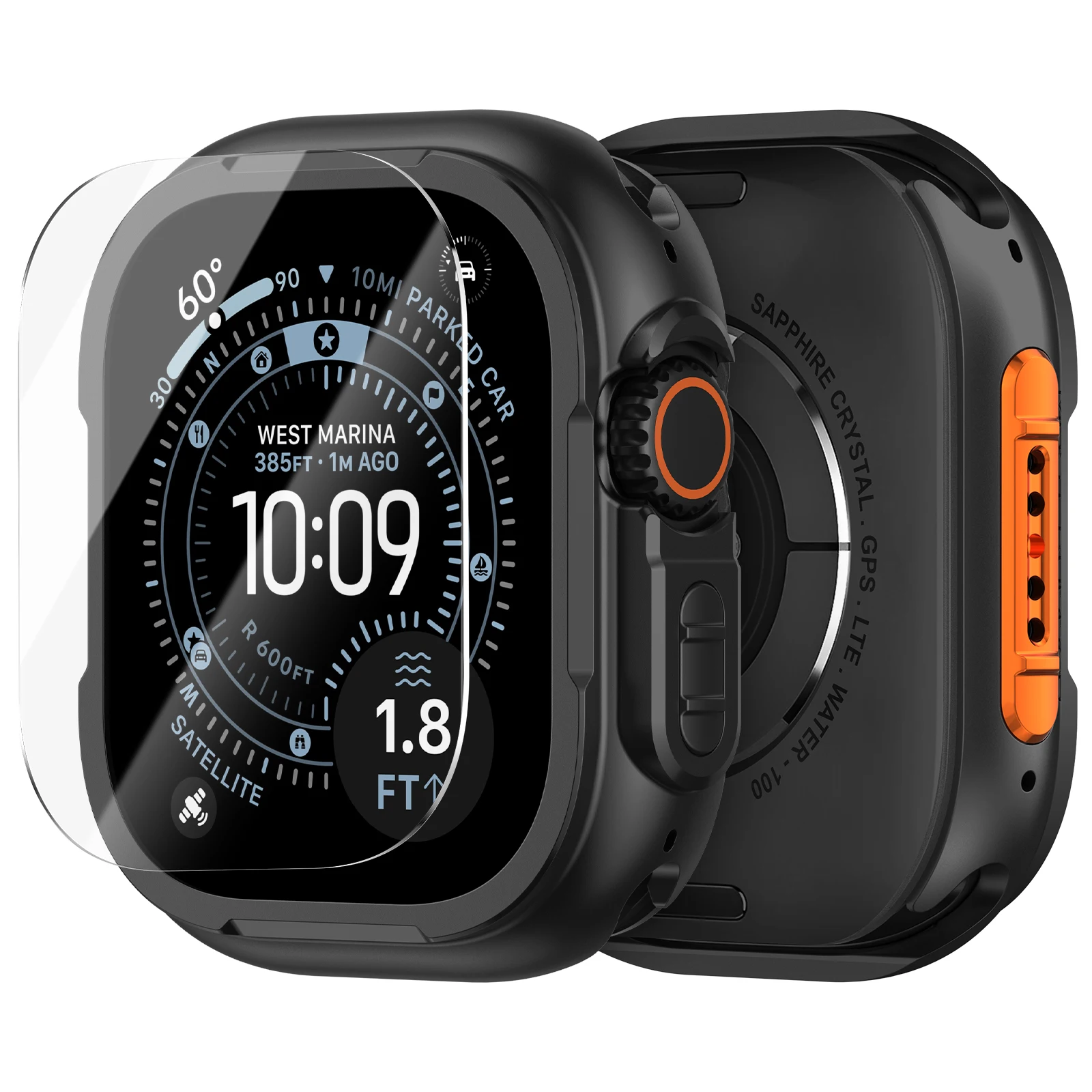 Premium Alloy Metal Cover for Smartwatch Protection