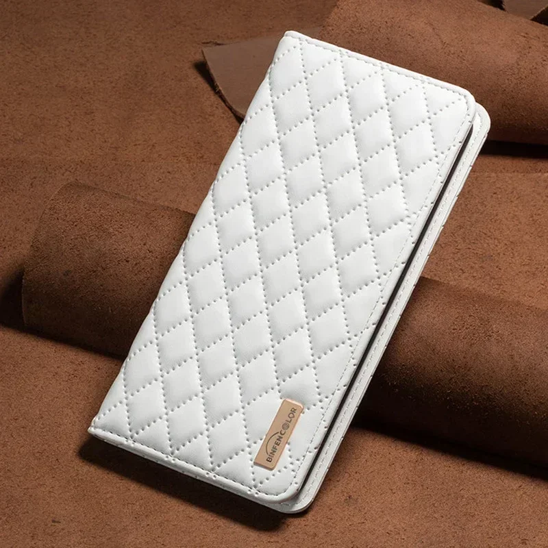 Luxurious Leather Magnetic Wallet Phone Case – Skin Friendly Flip Cover