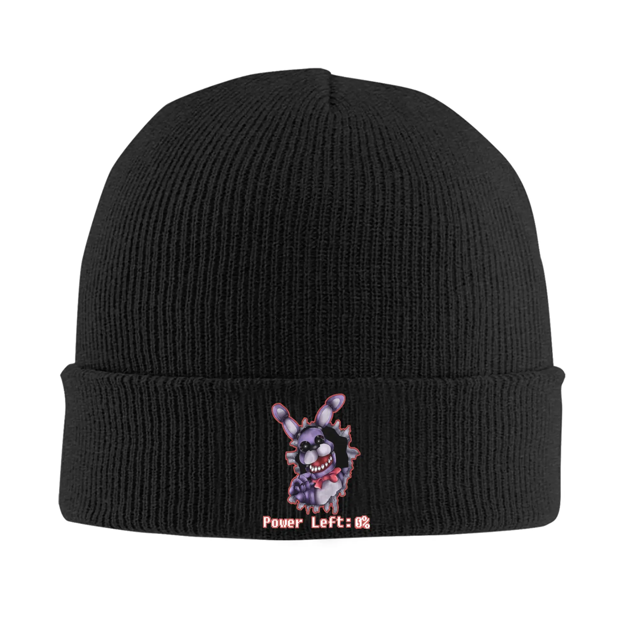 FNAF Freddy's Unisex Winter Knit Beanie - Warm Fashion Cap