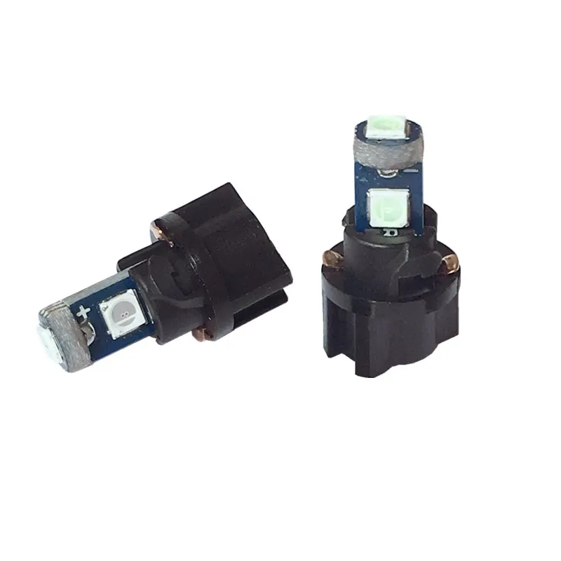 Lampadina LED T5 10x 3030SMD Bianco - Per Cruscotto Auto E Luci Interne