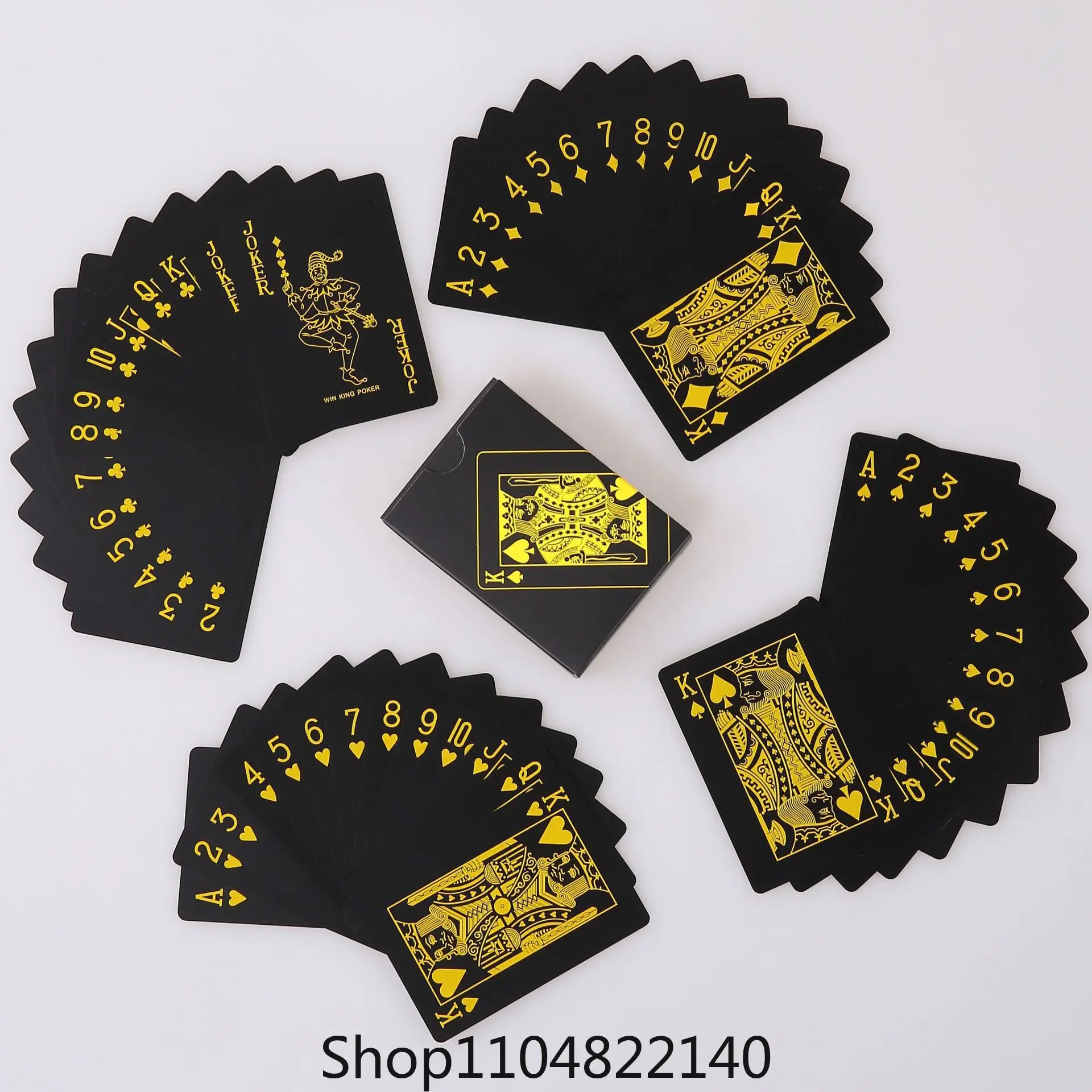 Waterproof PVC Illusionist Poker Cards - Durable & Aesthetically Enhanced Design - Perfect for Game Nights, Casino Parties & Fam