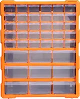 AG1502U Torin 39 Drawers Storage Cabinet Organizer Convenient Plastic Parts Storage for Desktop or Wall Mounted Organization 1