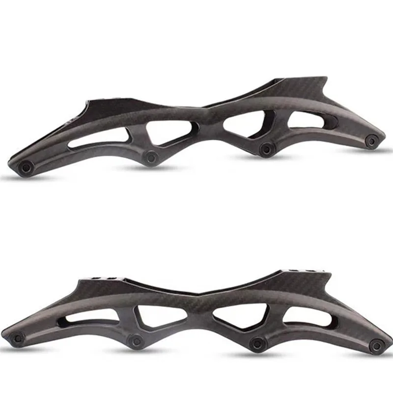 Super Light Carbon Fiber Inline Skates Frame 4X110mm Chassis 3X125mm base Track Race Fibre 4*100 3*110 165mm 195mm mount PS CT