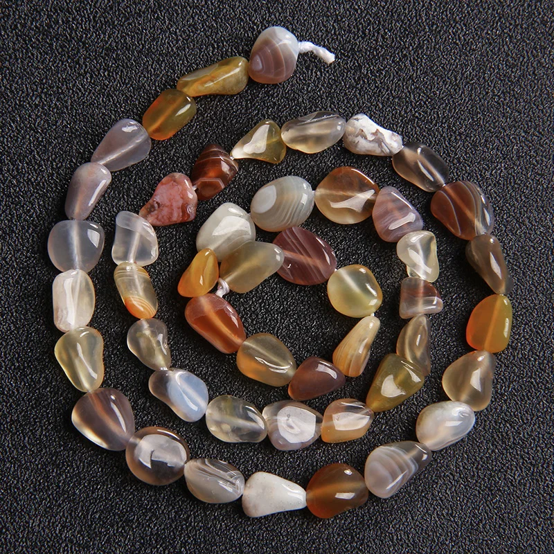 6-8MM Natural Stone Beads Amethysts Fluorite Citrine Irregular Shape Loose Bead For Women Jewelry Making Bracelet DIY Accessory