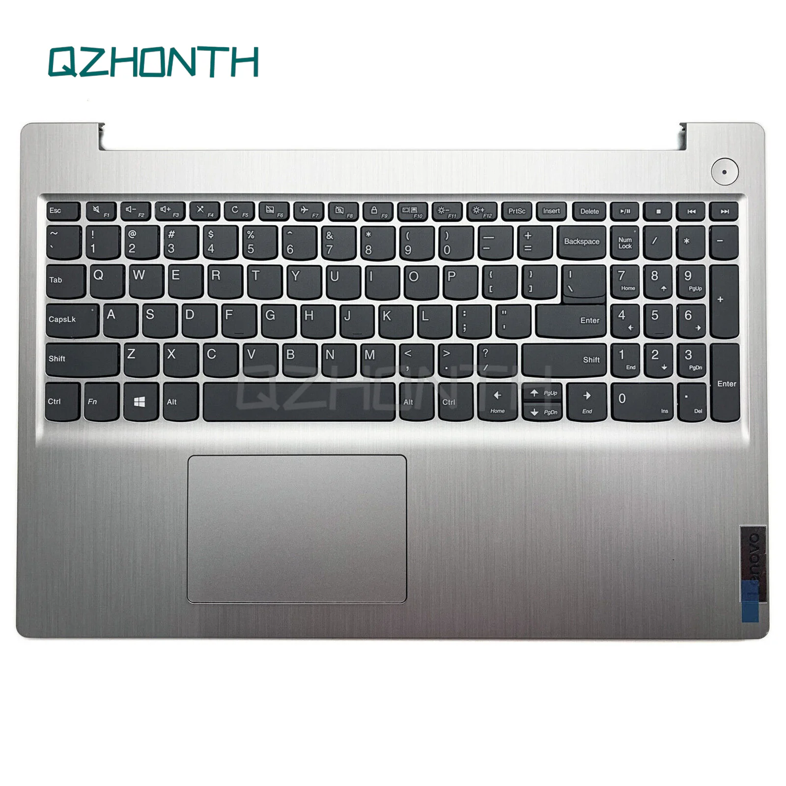 Новинка для Lenovo IdeaPad 3-15IIL05 3-15ARE05 3-15IML05 3-15ITL05 Подставка для рук верхний корпус с клавиатурой (без подсветки) серебристый 5CB0X57656